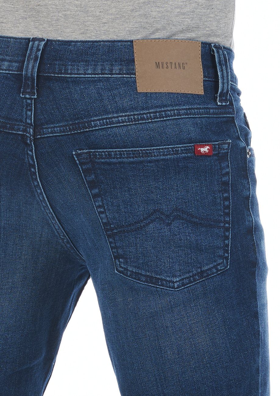 MUSTANG Straight-Jeans Herren Jeanshose Tramper Regular Fit Denim Hose mit Stretch – Bild 5 von 5