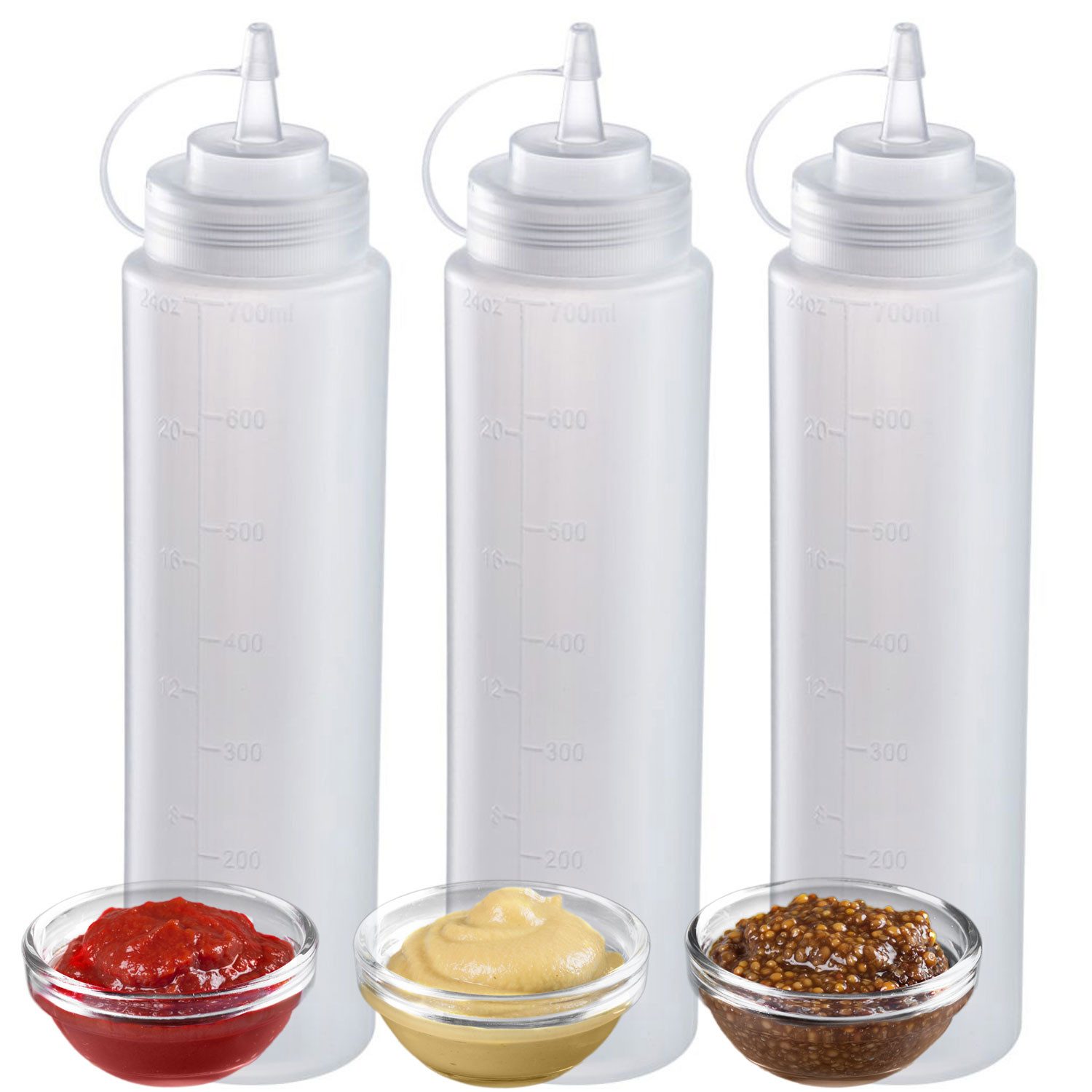 WESTMARK Dressing Shaker 3 Quetschflaschen, 700 ml, PP, PE