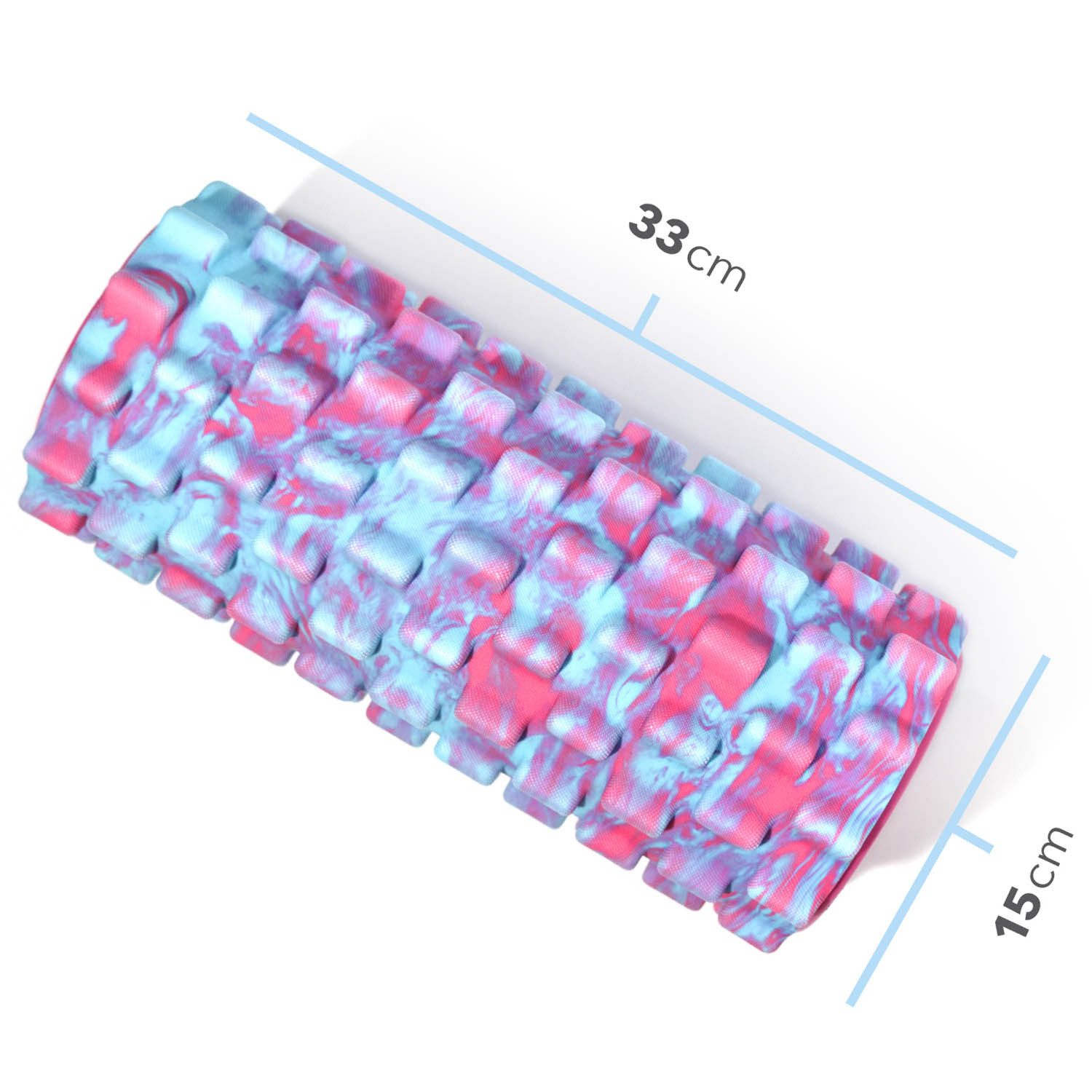 Body & Mind Massagerolle Body & Mind Faszienrolle – Fitness- & Massagerolle mit 3D-Noppen (Sportrolle, Therapierolle), Faszien-Training