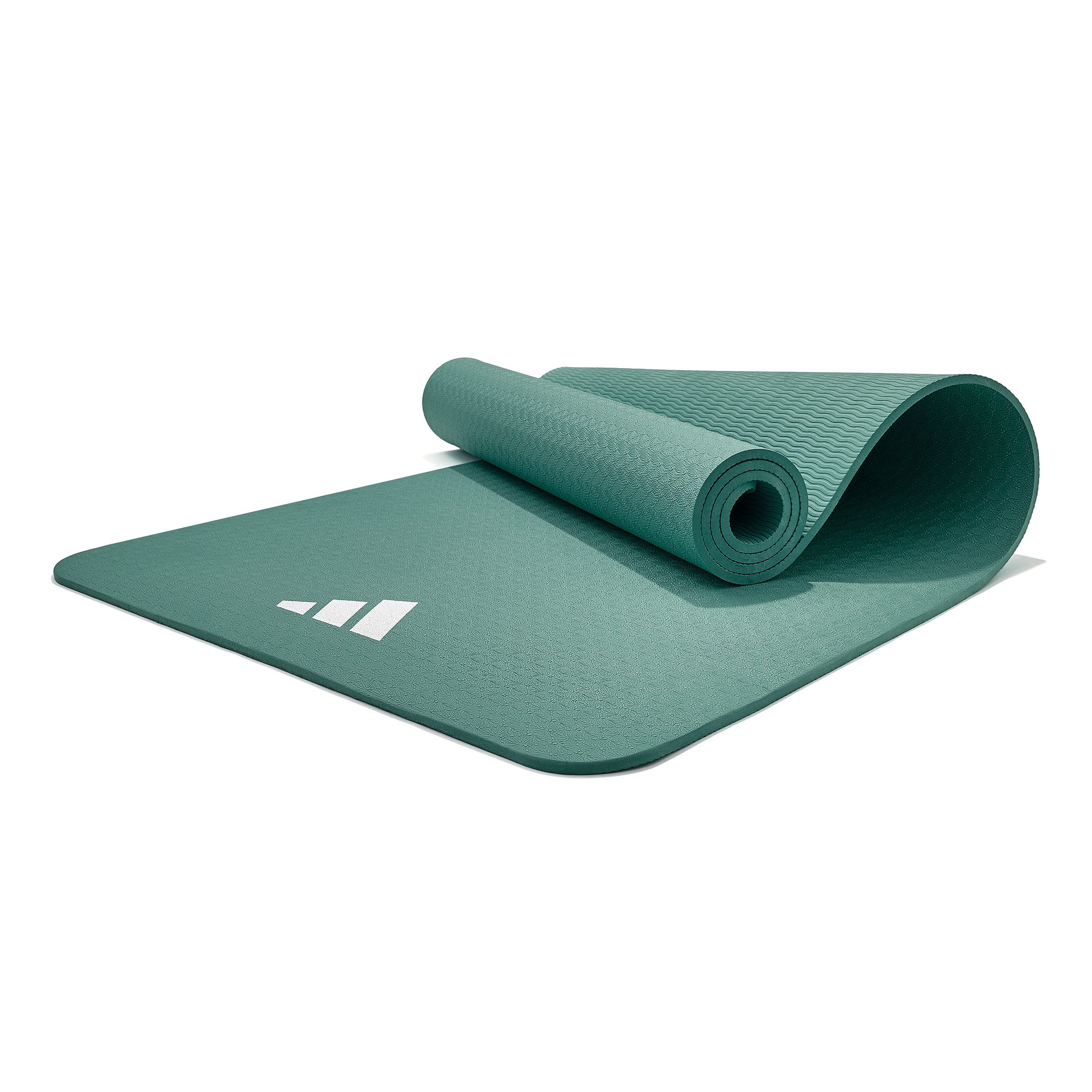 adidas Performance Yogamatte Adidas Fitness- und Yogamatte, 8 mm, Grün, mit strapazierfähigem und rutschfestem Material