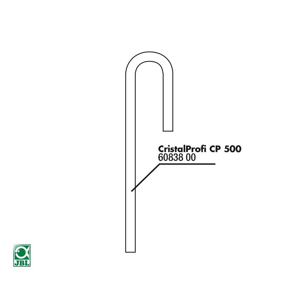 Aquariumfilter Ersatzteil U-Rohr Auslauf 16/22mm für CP 500
