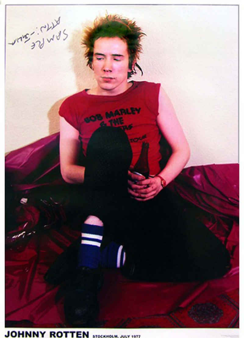 Close Up Poster Johnny Rotten Poster 59,4 x 84,1 cm