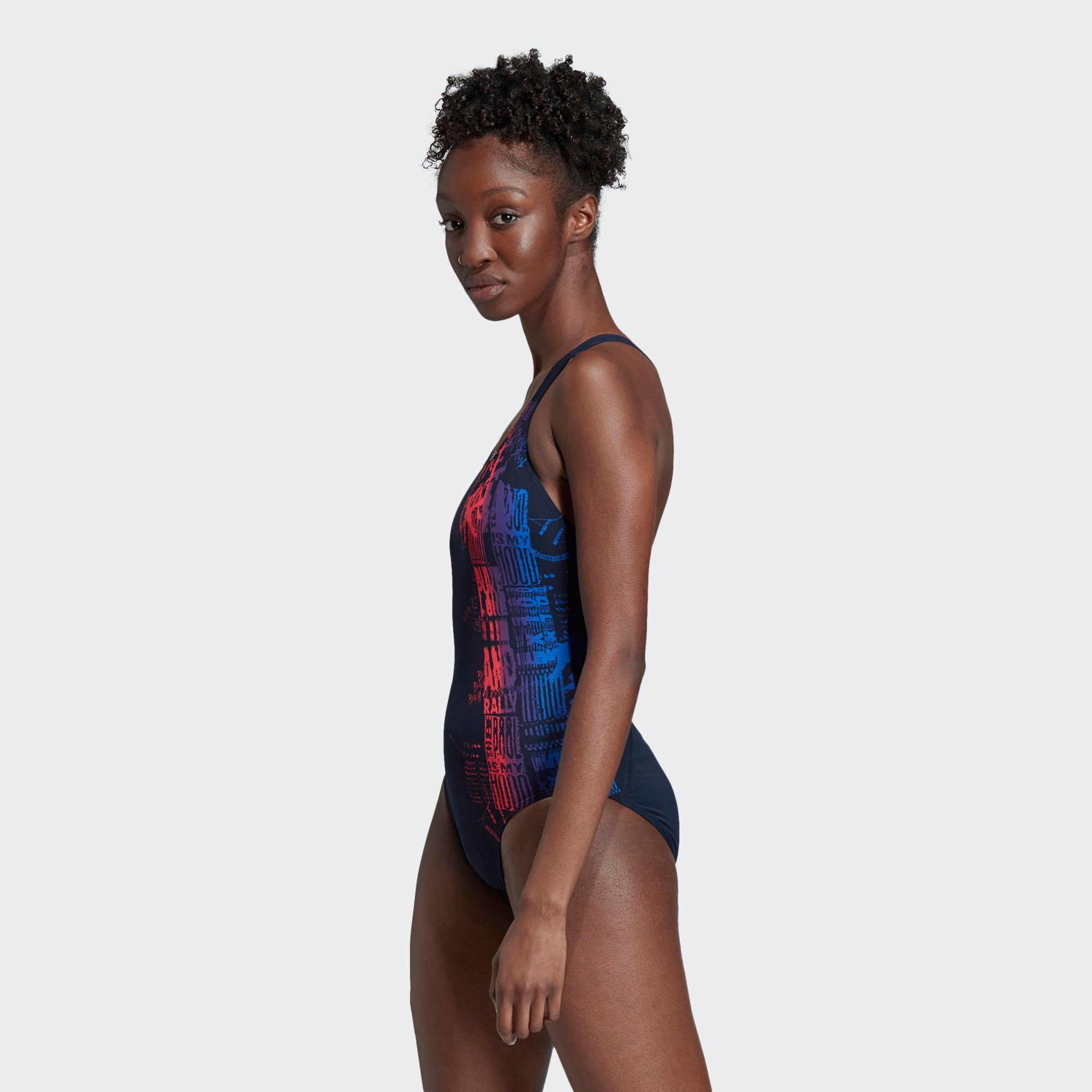 adidas Performance Badeanzug »Placed Print Pro Badeanzug ...
