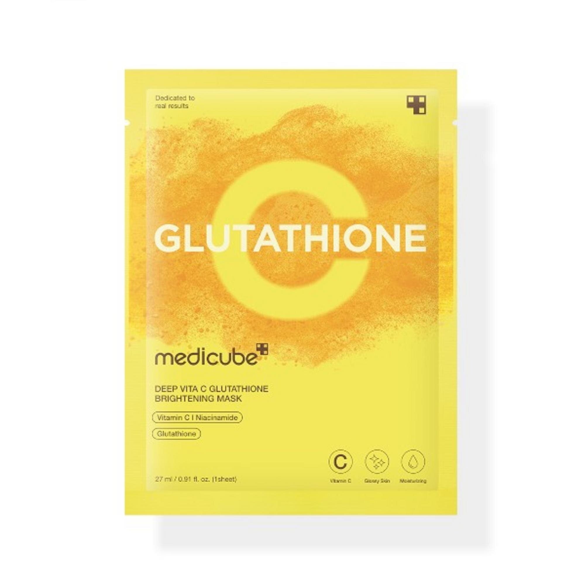 Medicube Tuchmaske Medicube, Deep Vita C Glutathion Brightening Mask