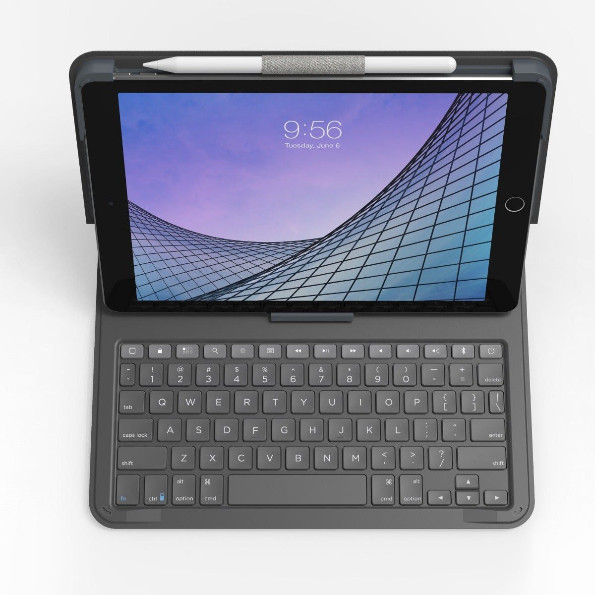 ZAGG Messenger Folio 2 QWERTZ Deutsch Bluetooth Anthraz PC-Tastatur