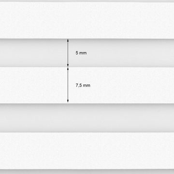 Doppelrollo Doppelrollo Seitenzugrollo Verdunklungsrollo, ECD Germany, Klemmfix, Weiß 85x150cm Klemmfix Klemmträgern Befestigungsmaterial ohne Bohren