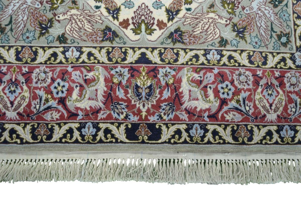 rechteckig, Höhe: Seidenkette Nain 112x165 Trading, 8 Orientteppich, Orientteppich Isfahan Handgeknüpfter mm