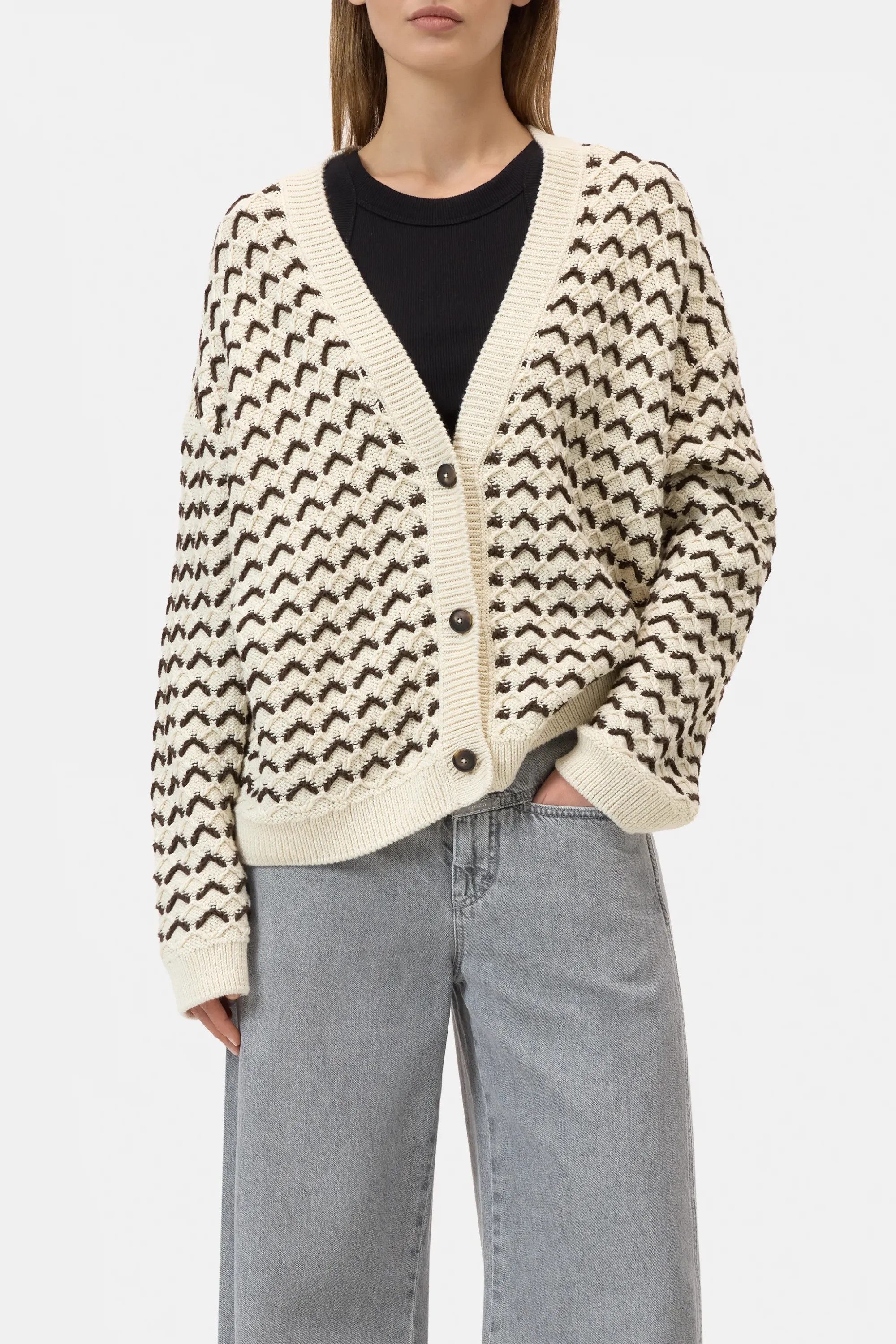 CLOSED Strickpullover V neck cardigan