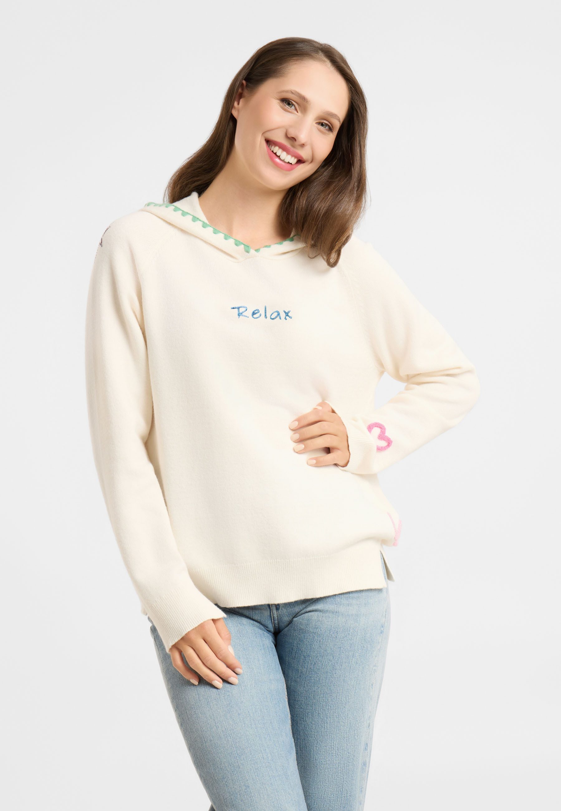 Frieda & Freddies Strickpullover Frieda & Freddies Kapuzenpullover