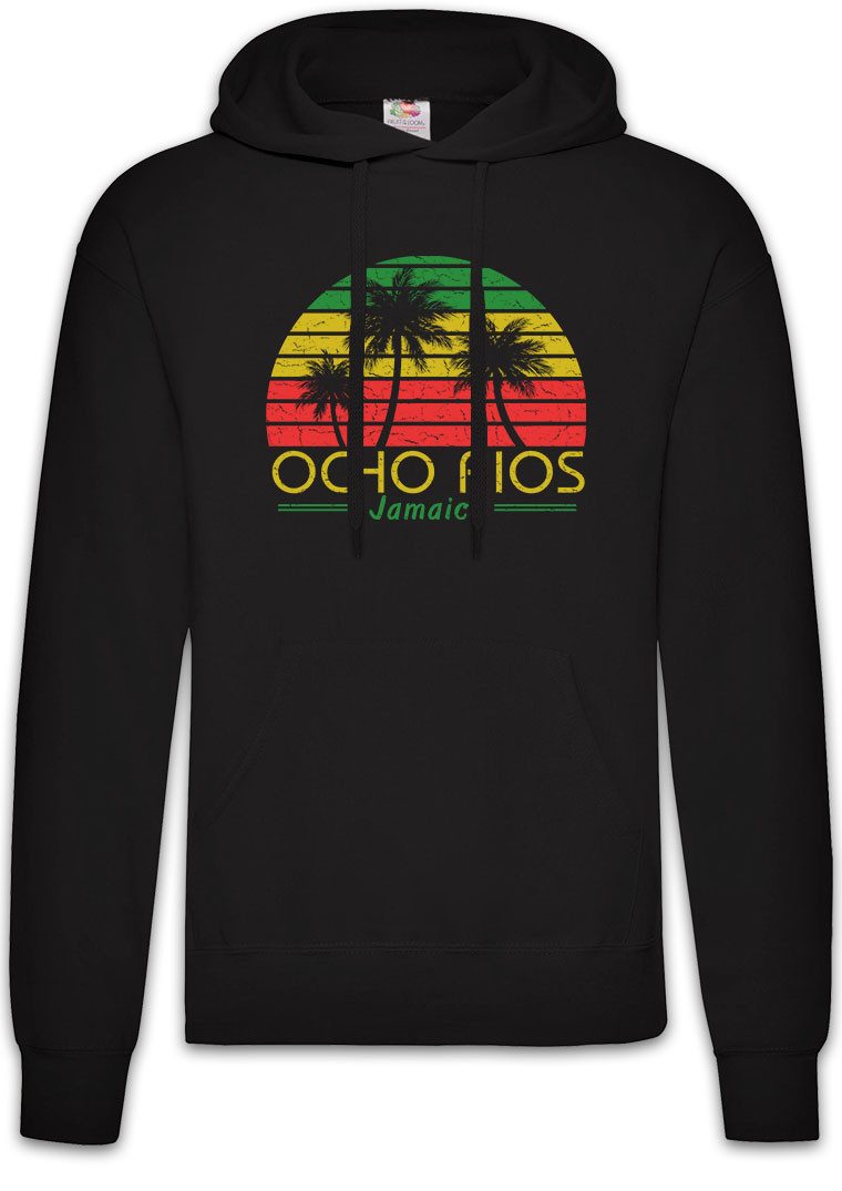 Hoodie Ocho Rios Jamacia Herren Hoodie Strand Jamaika Marley Haile Jah Zion