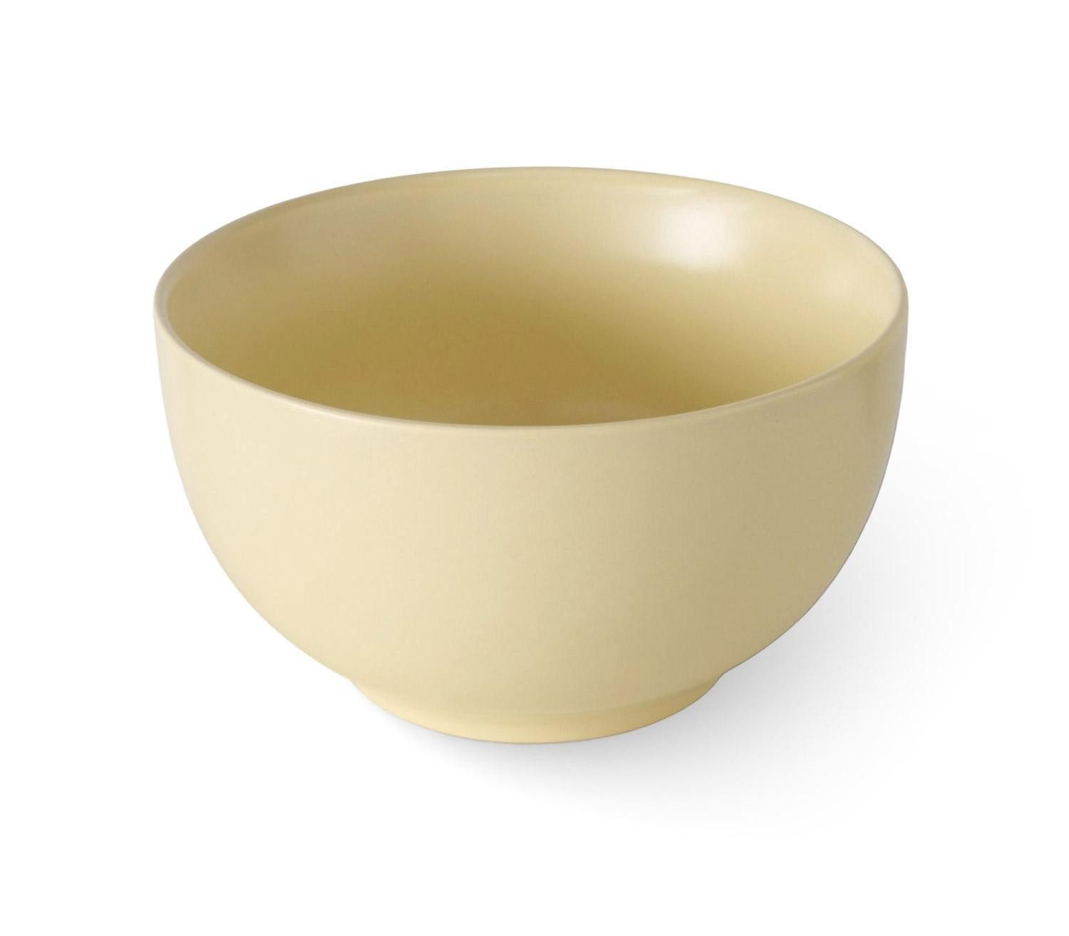 BOLTZE GRUPPE GmbH Müslischale PASTELL, Ø 14 cm, Pastellgelb, 560 ml, Steinzeug, (1-tlg), spülmaschinen- und mikrowellengeeignet