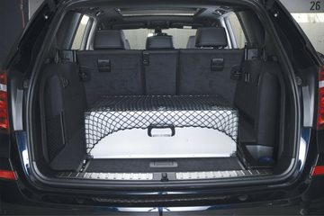 CarStyling Schutznetz Gepäck Auto Kofferraum Netz mit Haken und Zubehör Kofferraumnetz