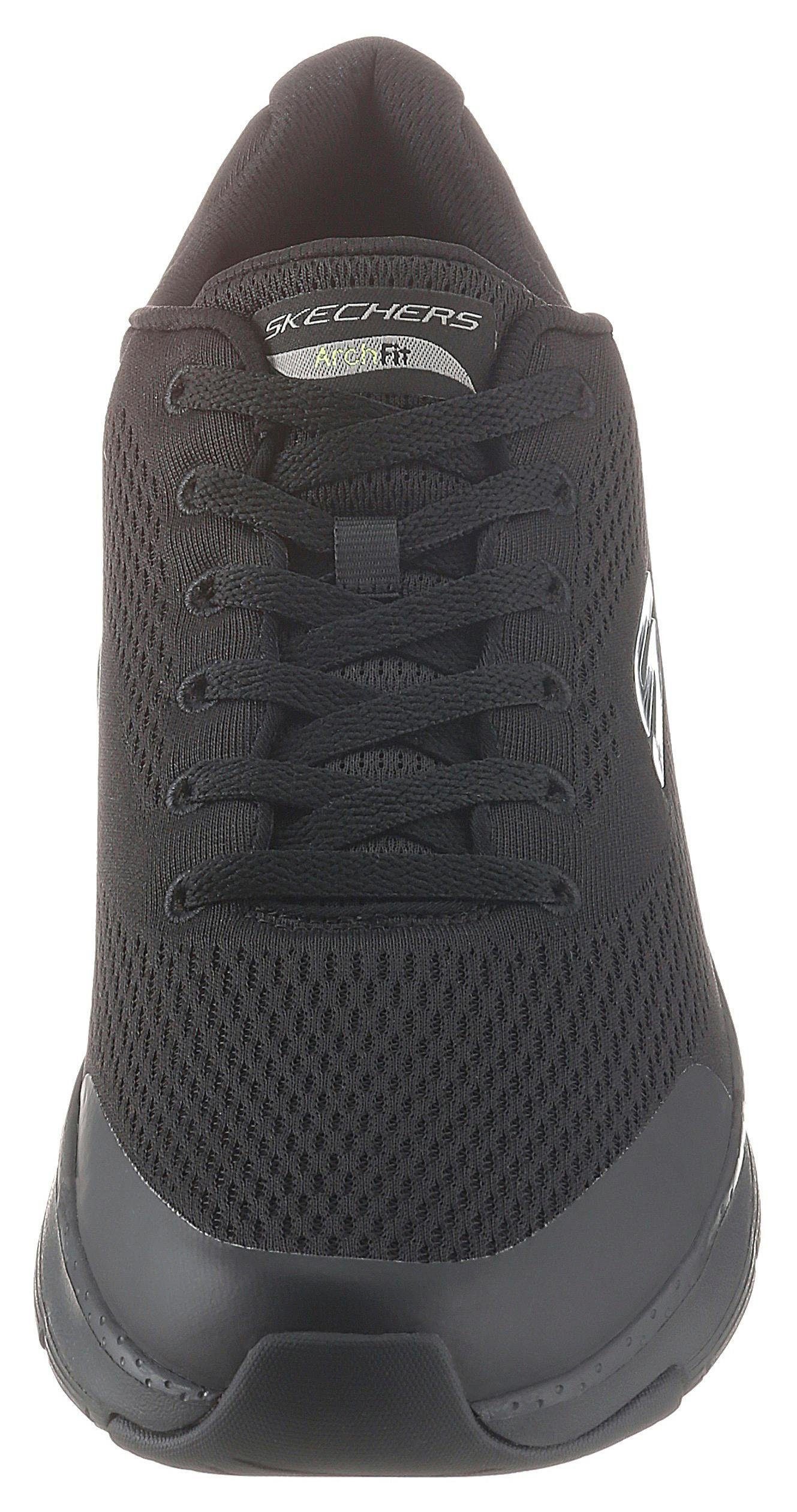Fit-Funktion Arch mit Arch Skechers Sneaker Fit black komfortabler
