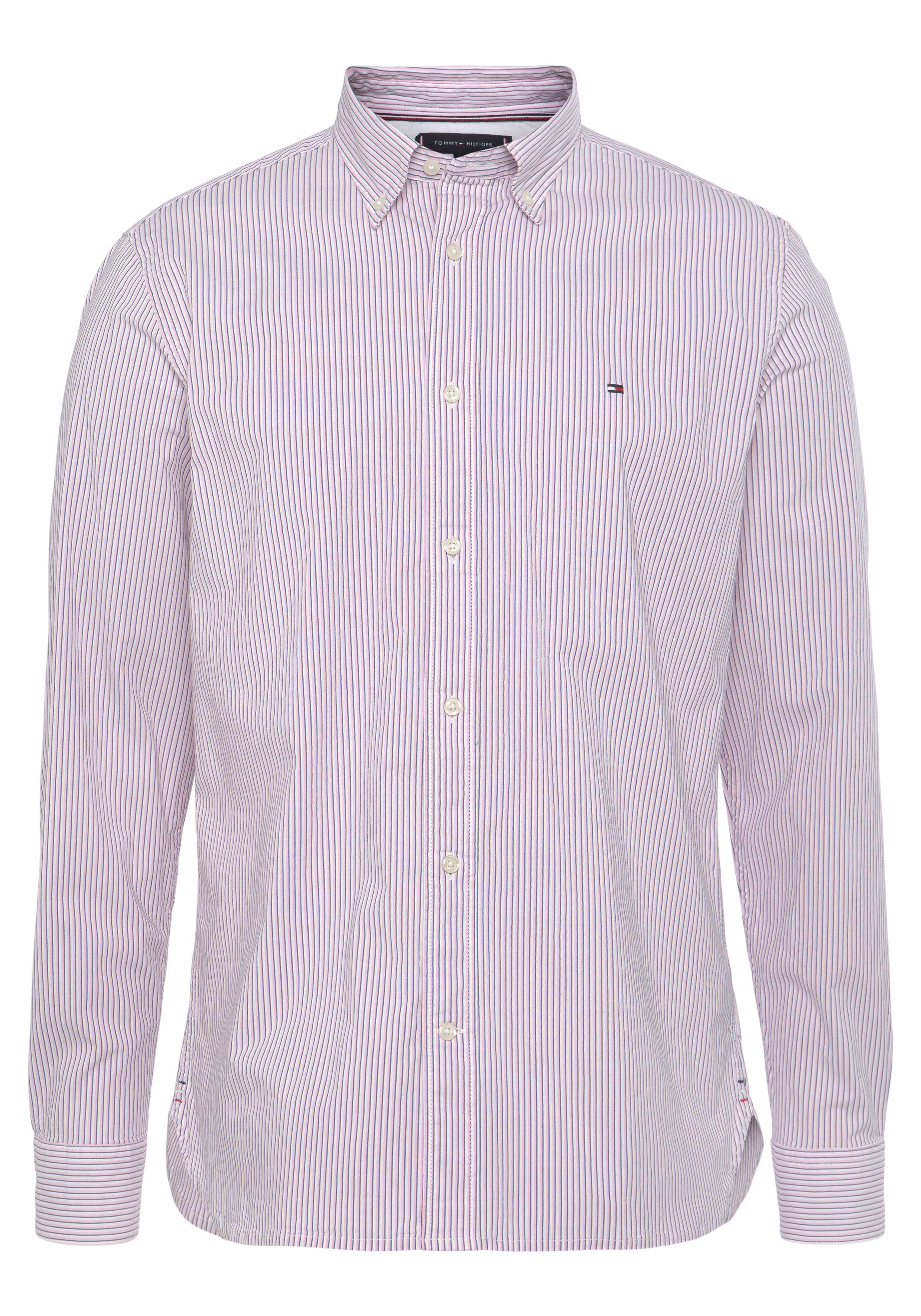 Tommy Hilfiger Langarmhemd FLEX MULTI STRIPE RF SHIRT