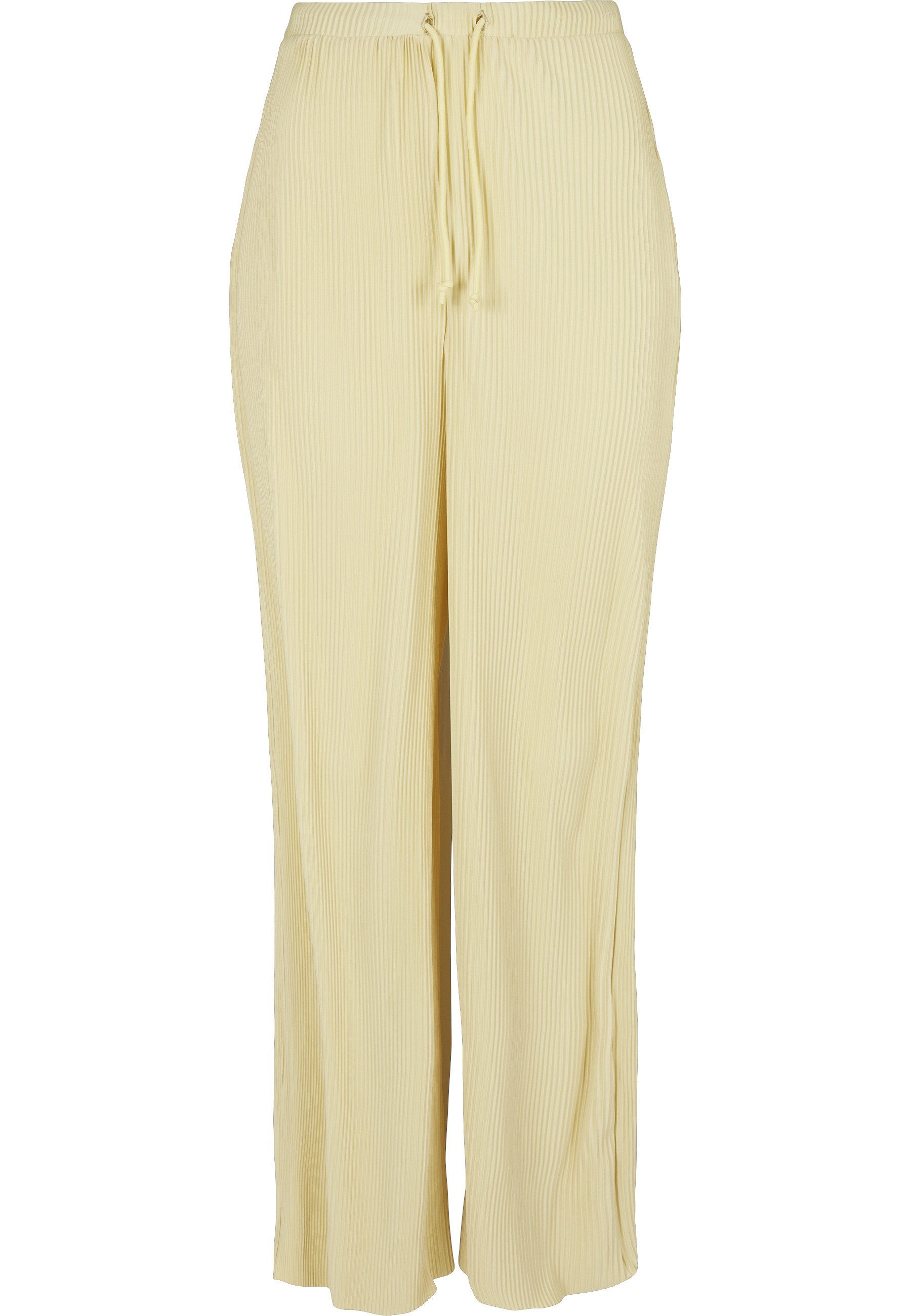 Stoffhose Urban Classics Damen Ladies Plisse Pants