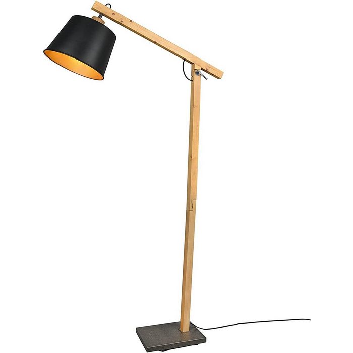 lightling Stehlampe Herbert ohne Leuchtmittel abhängig vom Leuchtmittel Massivholz flexibel verstellbar HYGGE