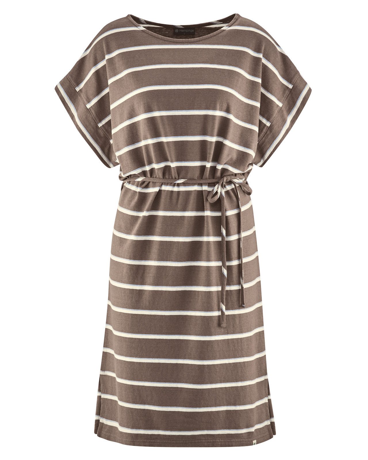 HempAge Sommerkleid Streifen Kleid aus Hanf/Biobaumwolle - Casual Fit