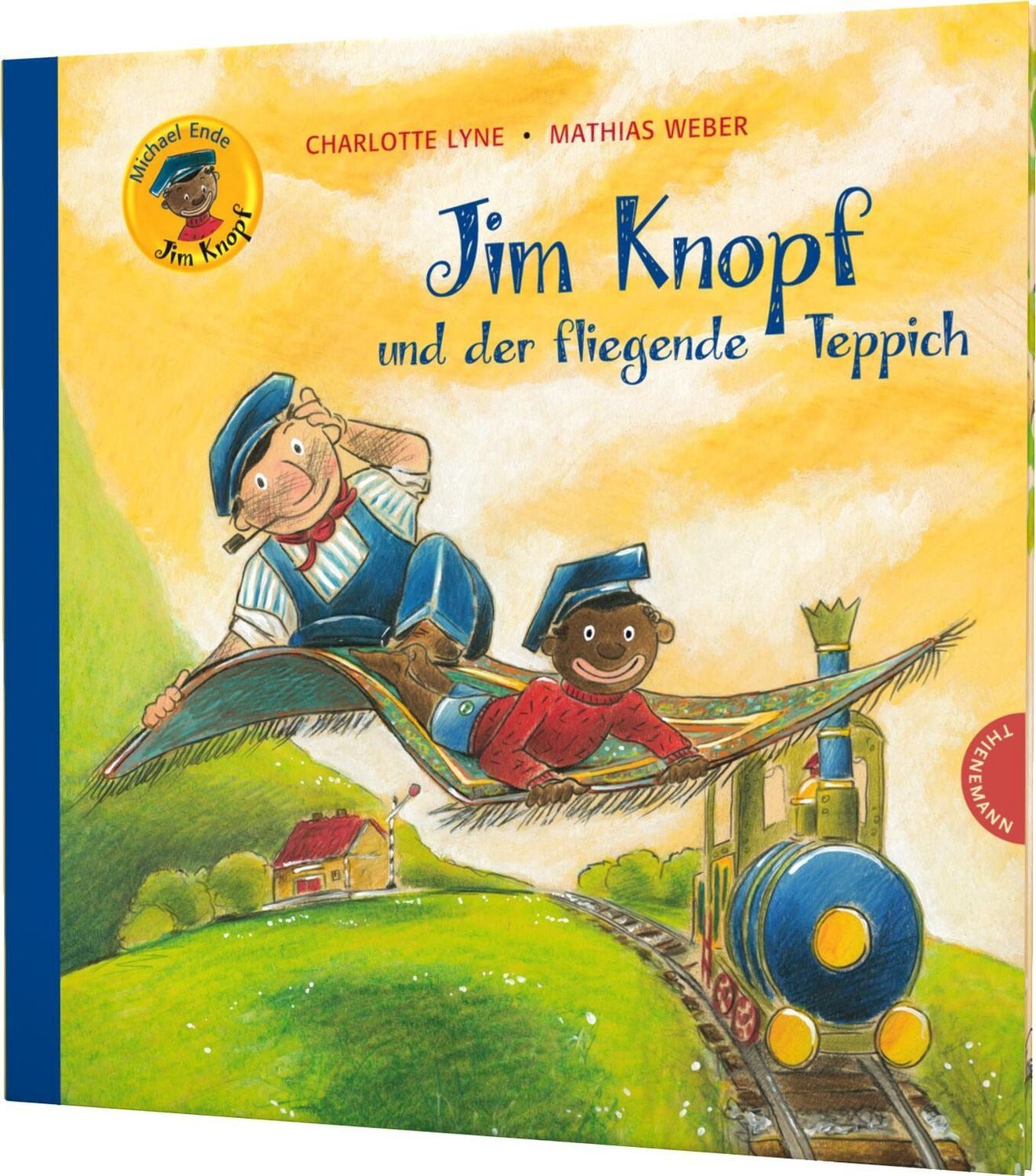 Kinderbuch Jim Knopf: Jim Knopf und der fliegende Teppich Spannendes Abenteuer zu Michael Ende, Charlotte Lyne, Mathias Weber