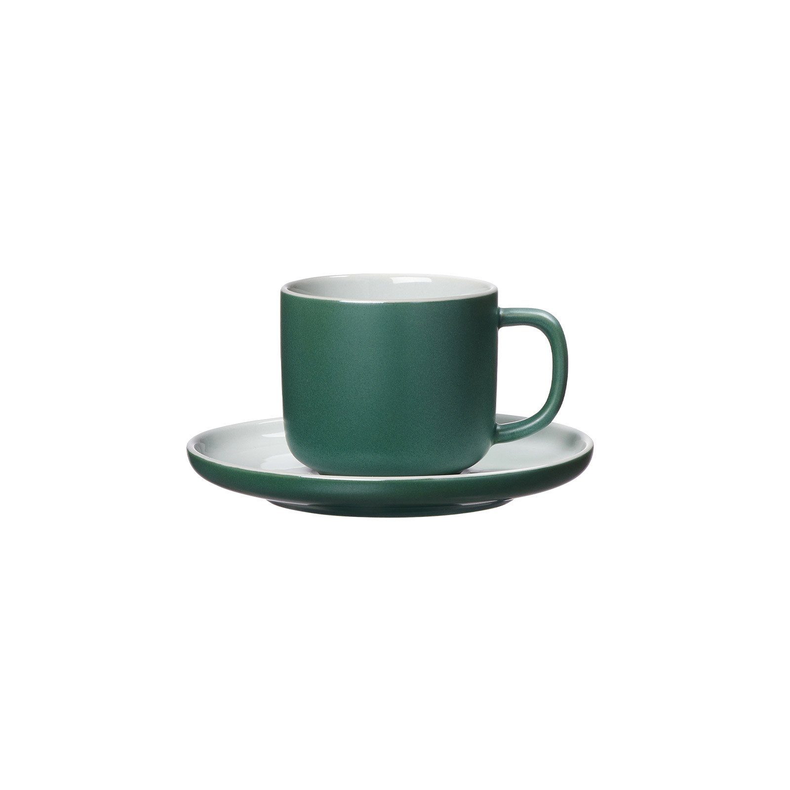 Ritzenhoff & Breker Tasse Jasper Kaffeetasse mit Untertasse 240 ml, Keramik Grün