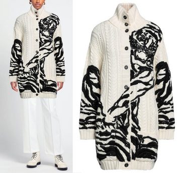 Valentino Cardigan VALENTINO Cable-Knit Cardigan Coat Mantel Strick-Jacke Jacket Parka Pu