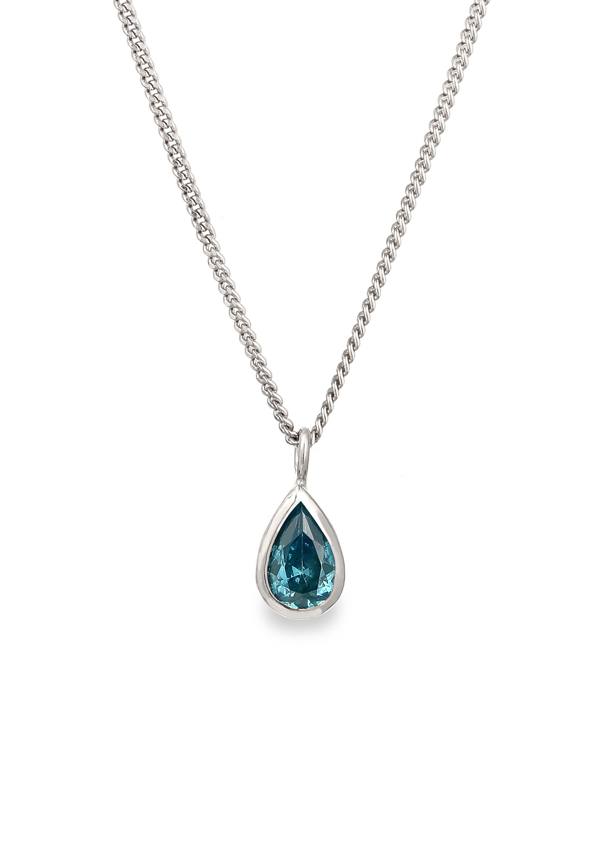 Elli Kette mit Anhänger Zirkonia Tropfen günstig online kaufen