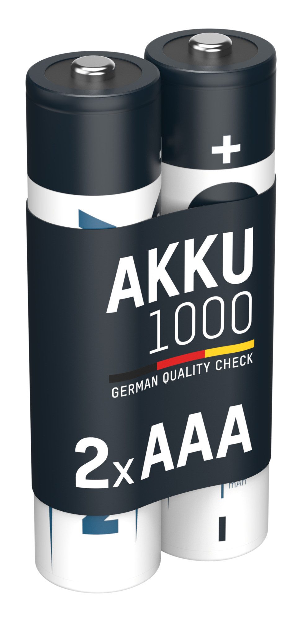 ANSMANN AG Micro AAA Akku 1000 mAh Hohe Kapazität Akku