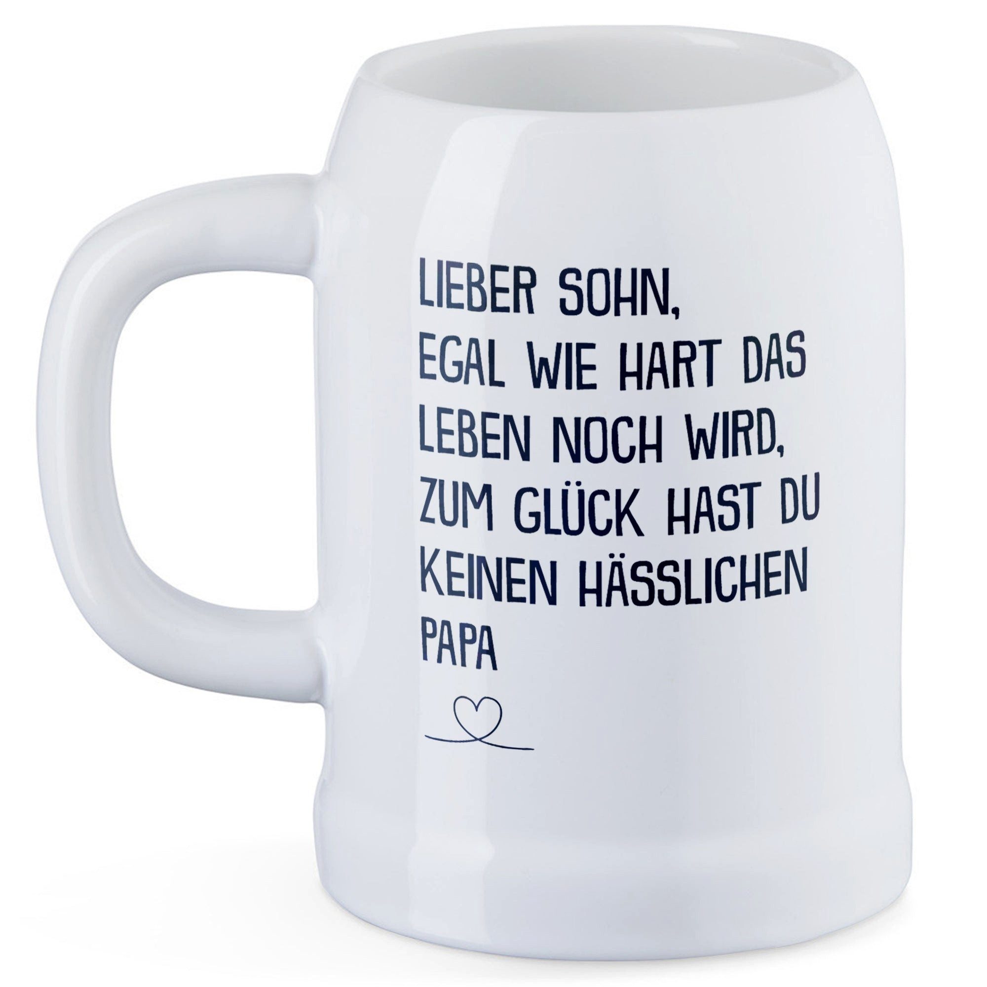 22Feels Bierkrug Tochter Geschenk v. Mama 18. Geburtstag Weihnachten Abi Mädchen, Keramik, IN DEUTSCHLAND BEDRUCKT, Spülmaschinenfest