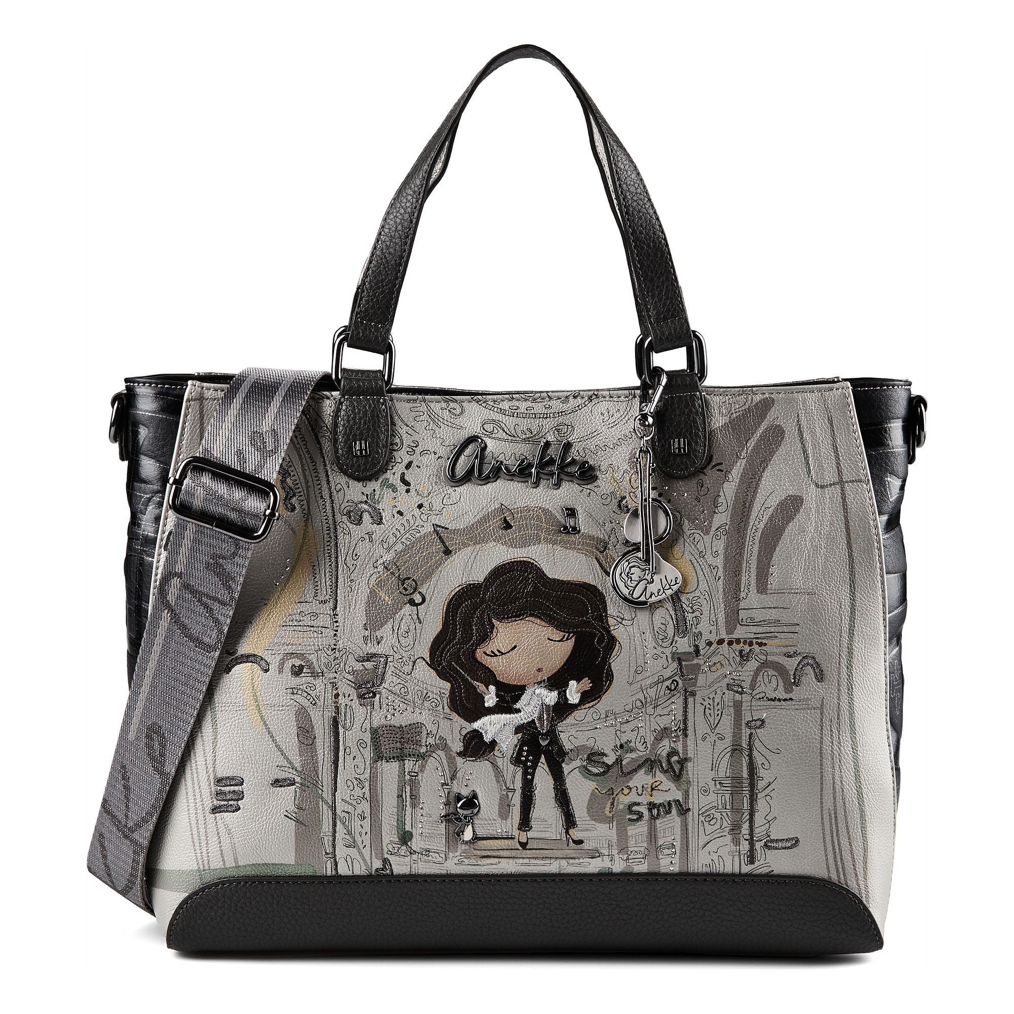 Anekke Schultertasche Orchestra, Polyurethan
