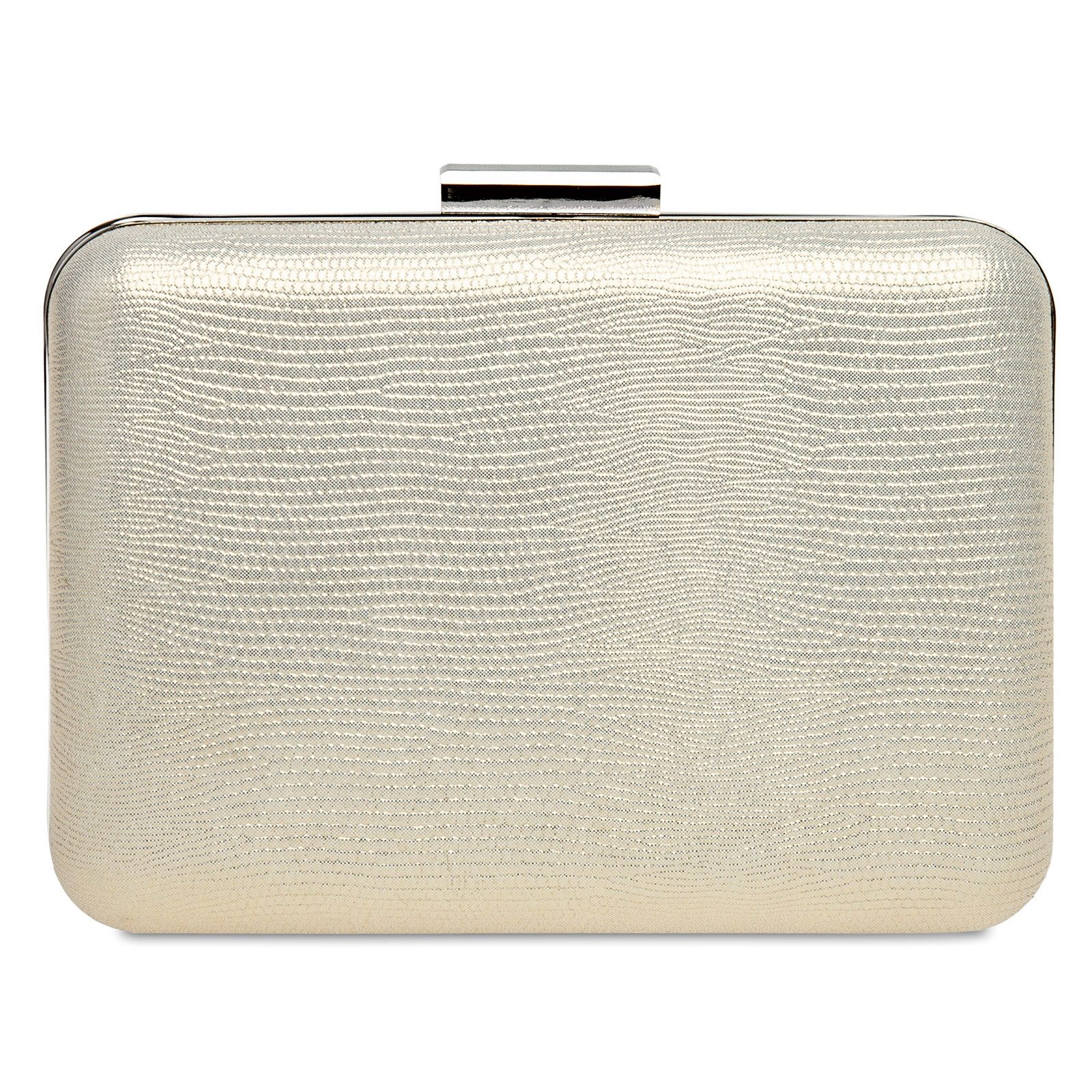 Caspar Clutch TA529 elegante Damen Snake Skin Box Clutch Abendtasche