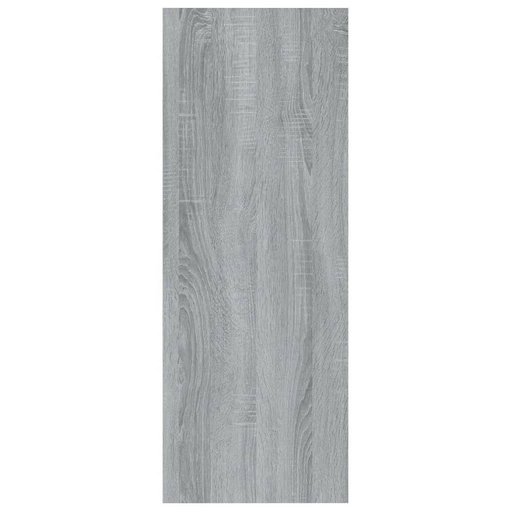 furnicato Beistelltisch Konsolentisch Grau (1-St) Holzwerkstoff Sonoma 78x30x80 cm