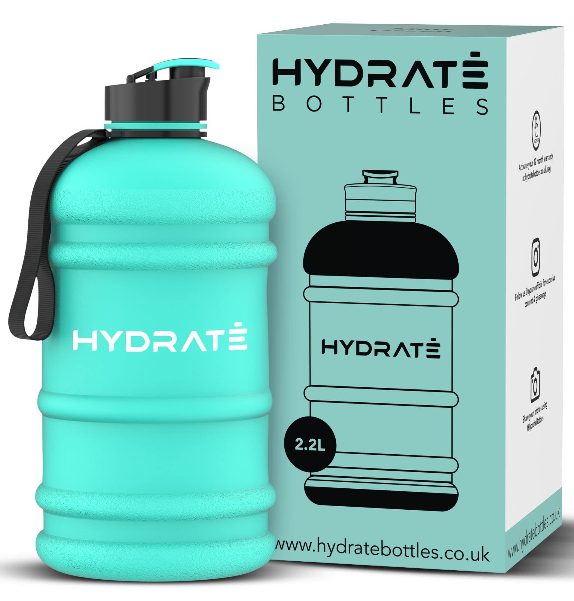 Premium Hydrate Bottles Trinkflasche, Kunststoff Green Matte X X 13.50 Cm Mint 28 13.50