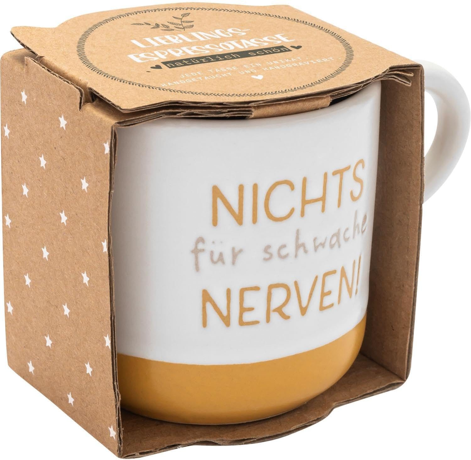 Sheepworld Tasse Espressotasse Espressobecher Mokkatasse Sheepworld Gruss & Co NICHTS, Material: Steinzeug