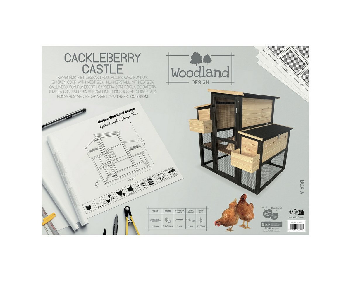 Thumbnail - DUVO+ Hühnerstall Woodland Design Hühnerstall Cackleberry