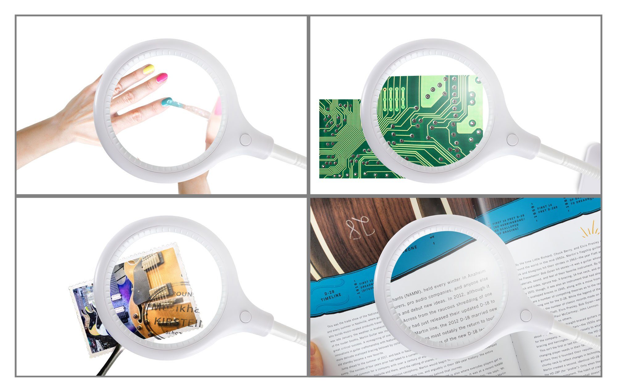 Showlite Lupenlampe LL-3036D Tisch-Lupenleuchte, 1,75-Facher Vergrößerung, günstig online kaufen