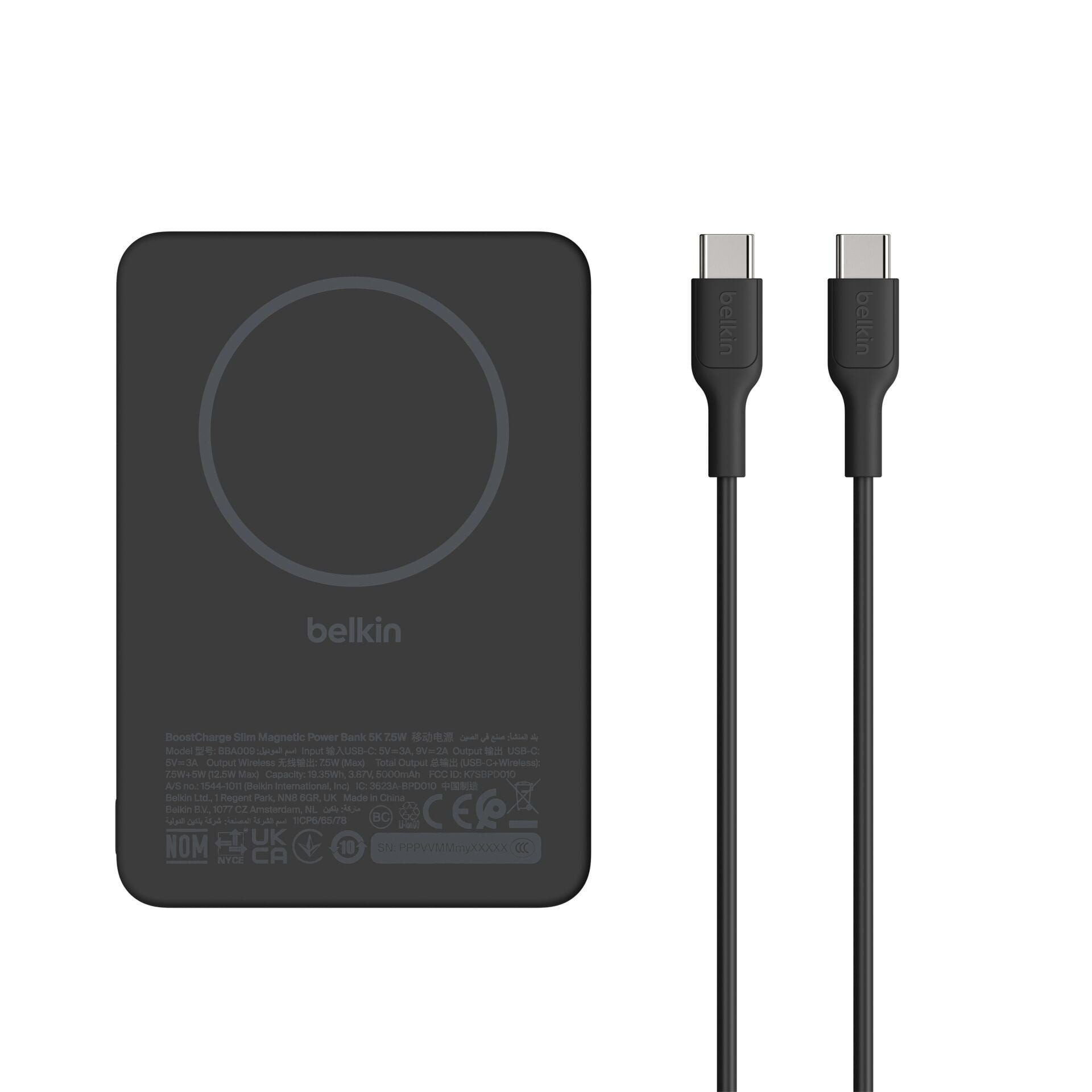 Belkin BoostCharge 5.000mAh magnetische Powerbank Powerbank