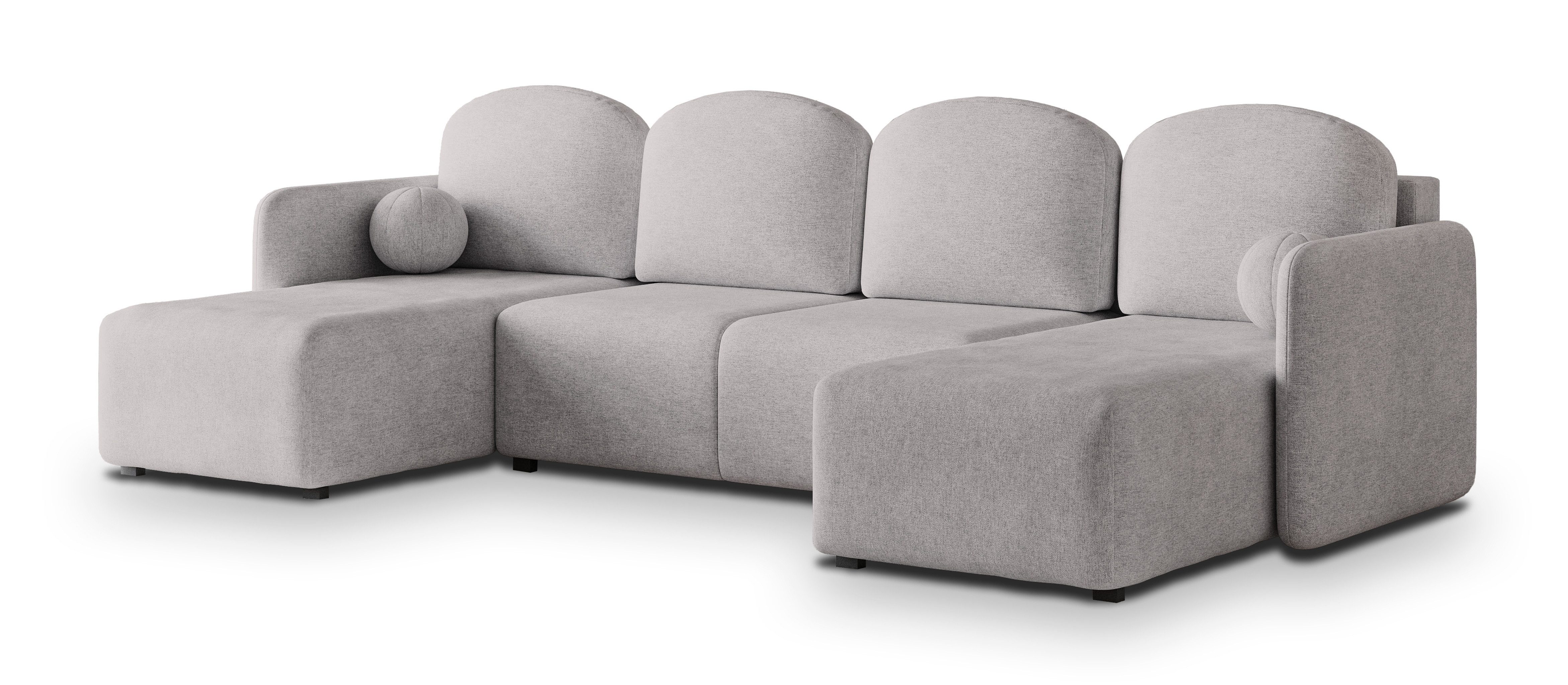 Masseno Ecksofa NUBERO mit Schlaffunktion U-Form, günstig online kaufen