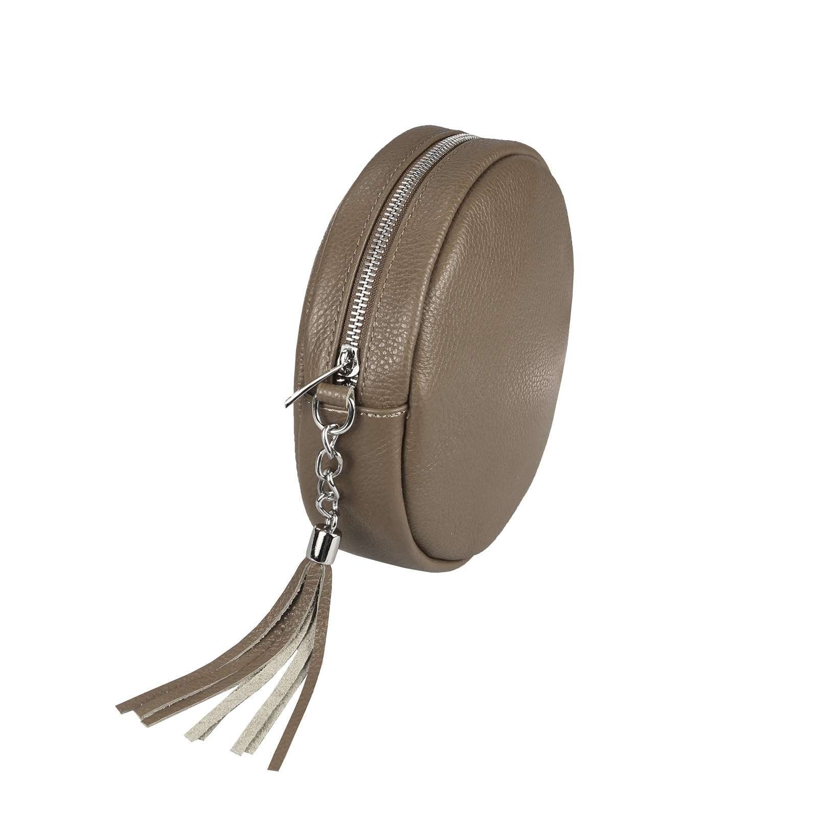 ITALYSHOP24 Schultertasche Runde Made in Italy günstig online kaufen