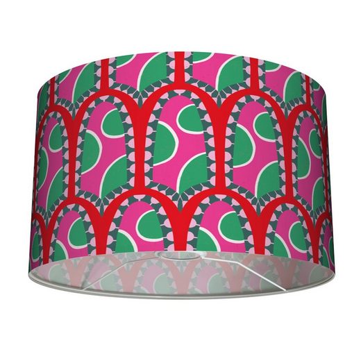 anna wand Lampenschirm »Tisch- und Stehleuchten-Lampenschirm African Pattern pink/rot/grün 30x20 cm«