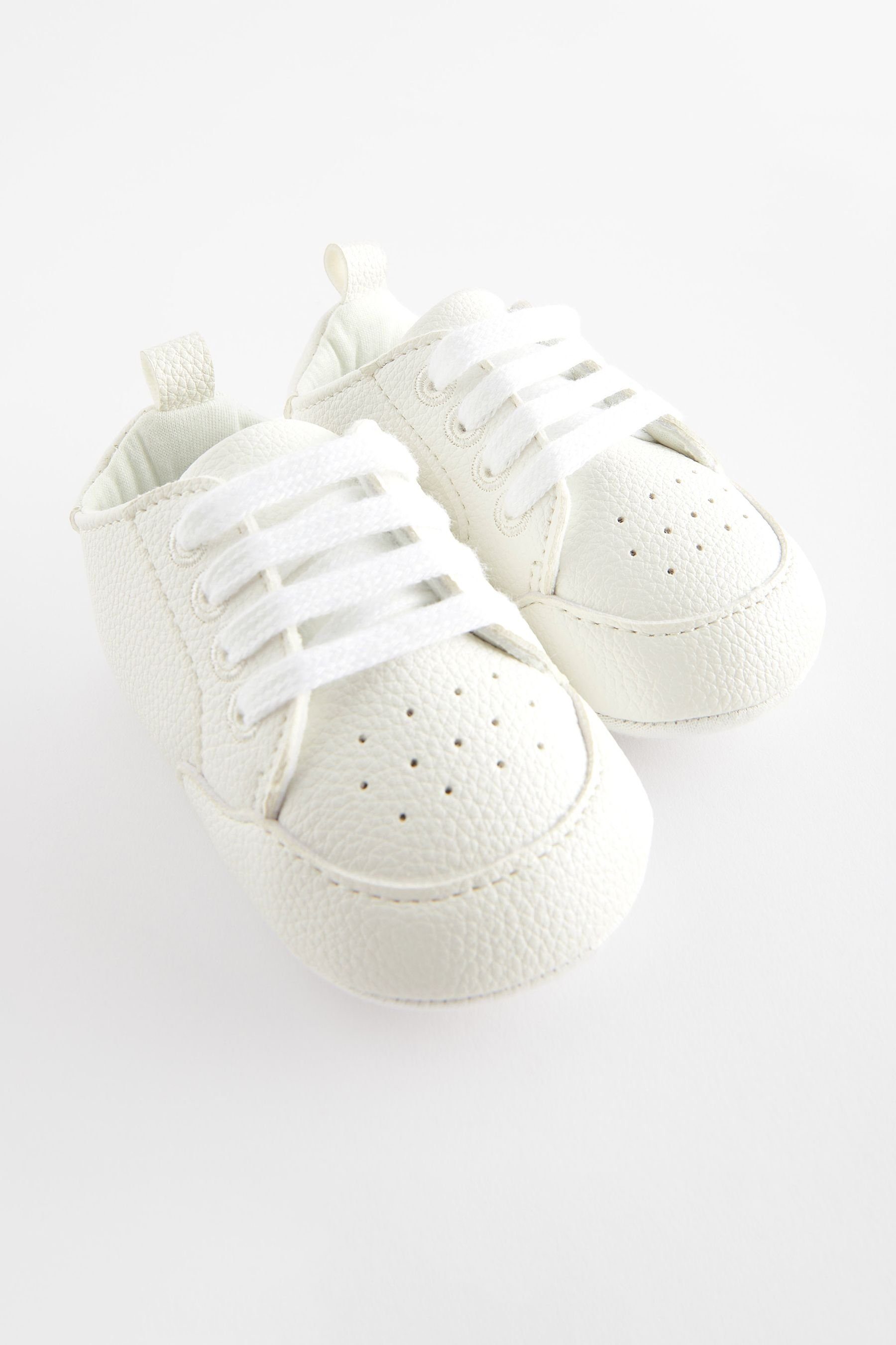 Schnüren (1-tlg) Next zum Baby-Sneaker White Babystiefel