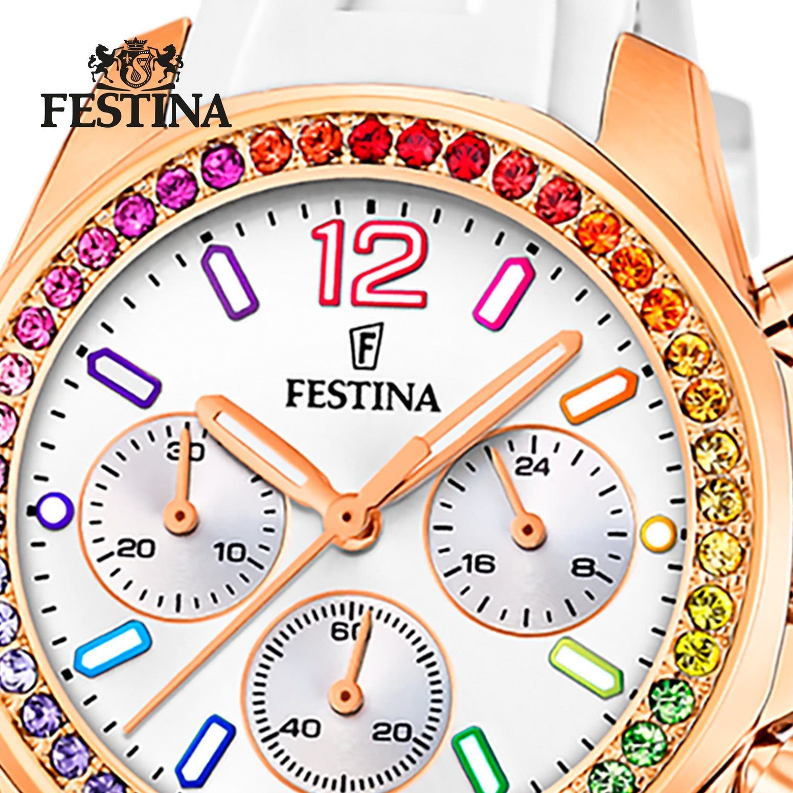 Festina Quarzuhr Festina Damenuhr Boyfriend, (Analoguhr), Damen Armbanduhr günstig online kaufen