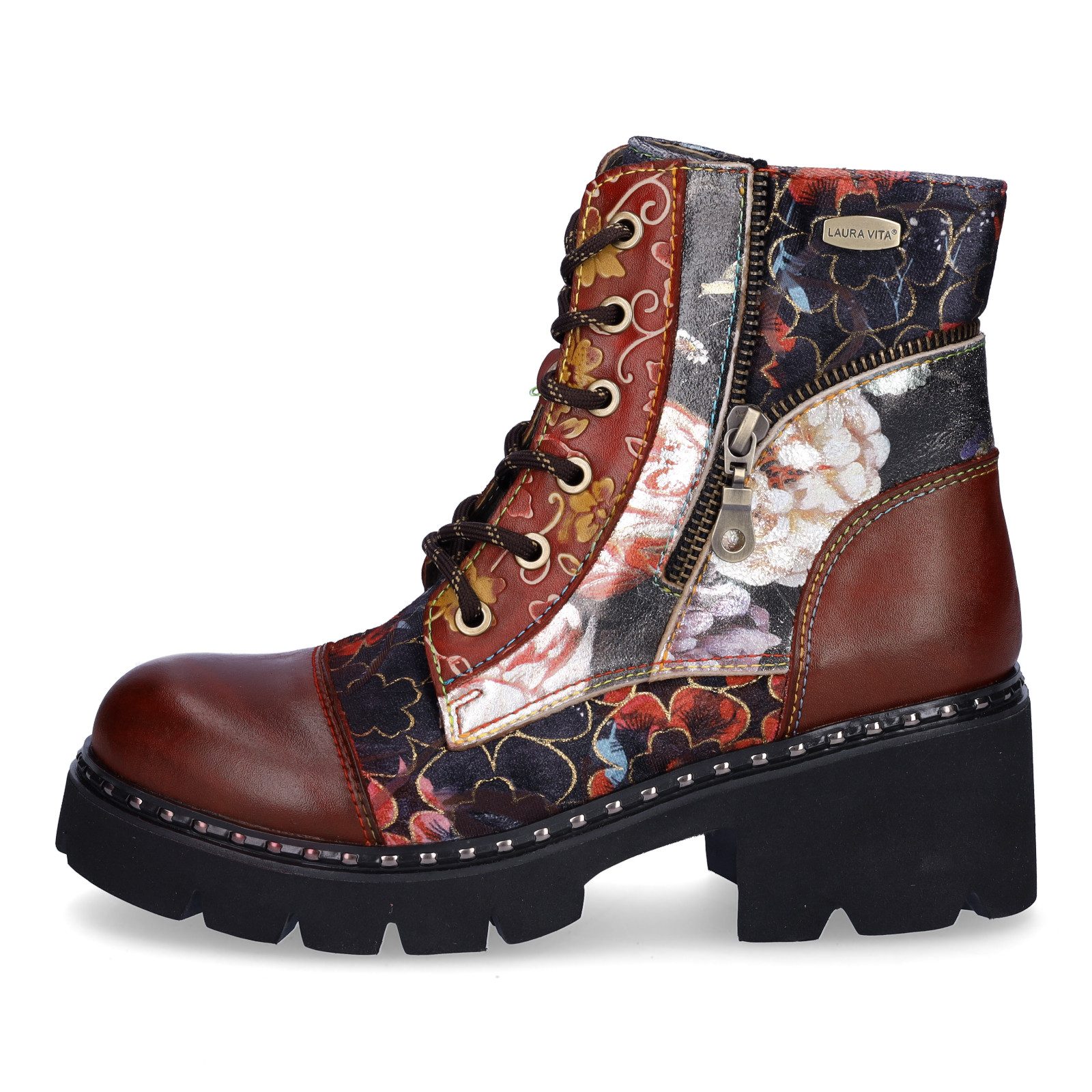 LAURA VITA Laura Vita Damen Schnürboot rot Schnürboots