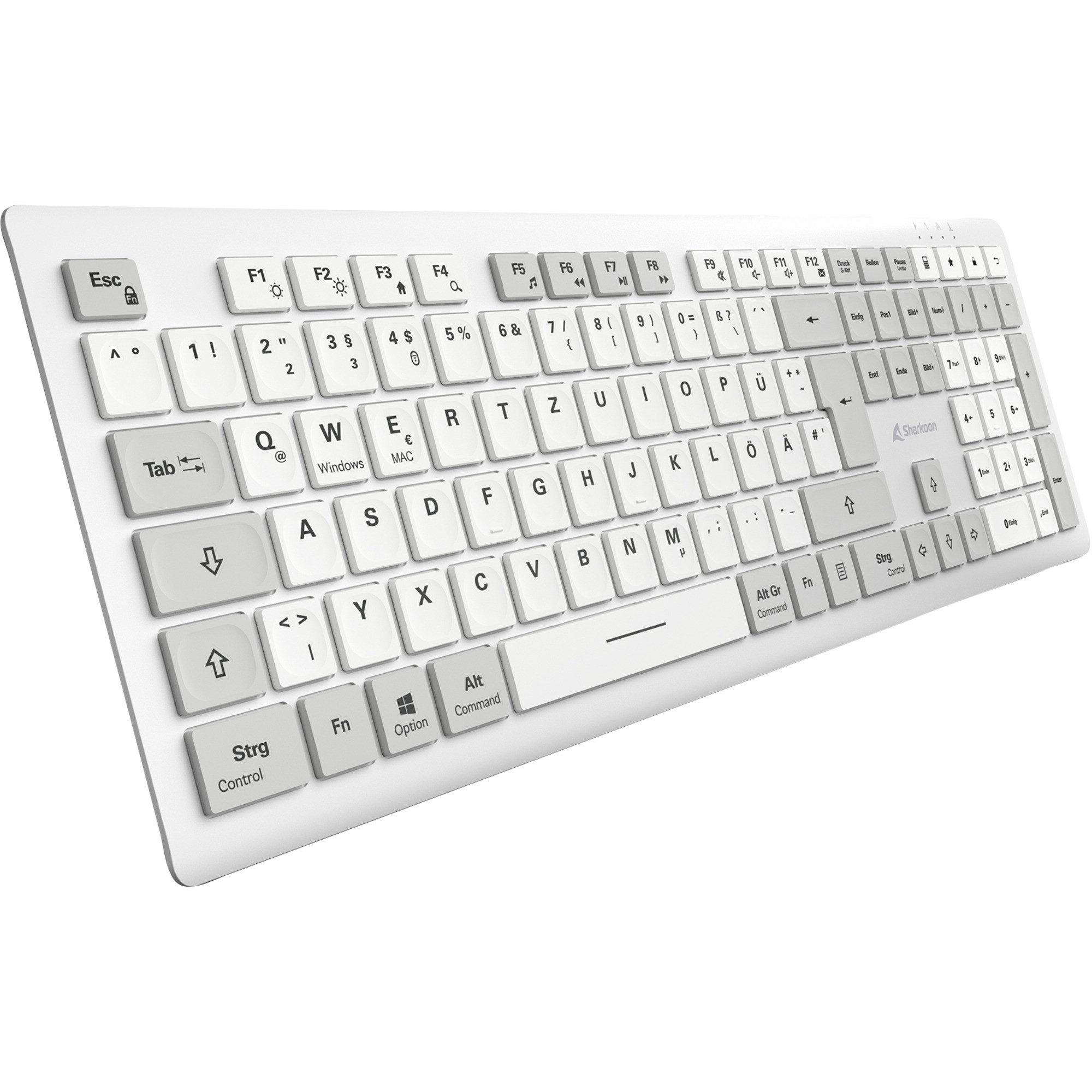 Sharkoon Sharkoon OfficePal K30W, Tastatur Tastatur