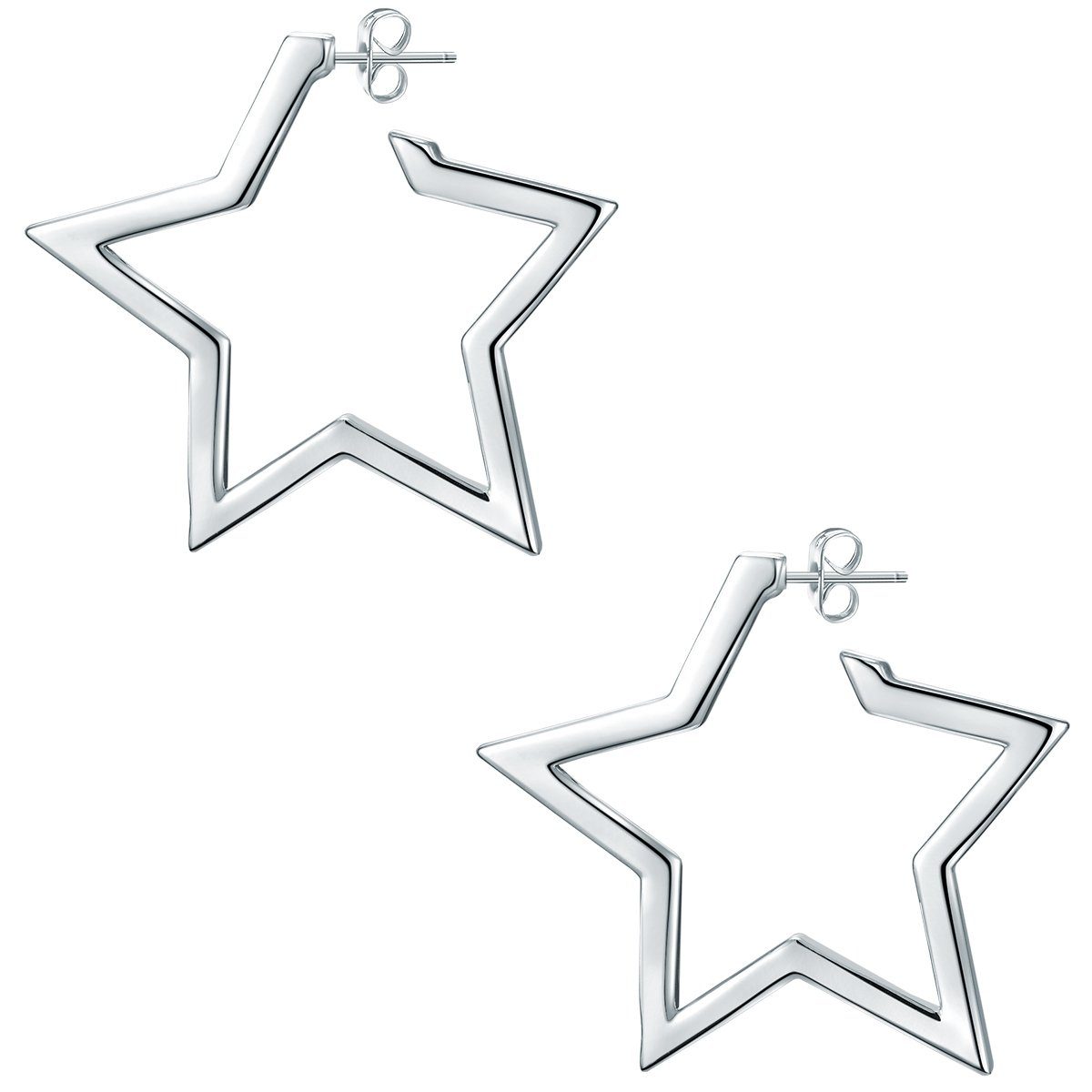 Lulu & Jane Paar Ohrhänger Stern silber, mit Stern günstig online kaufen