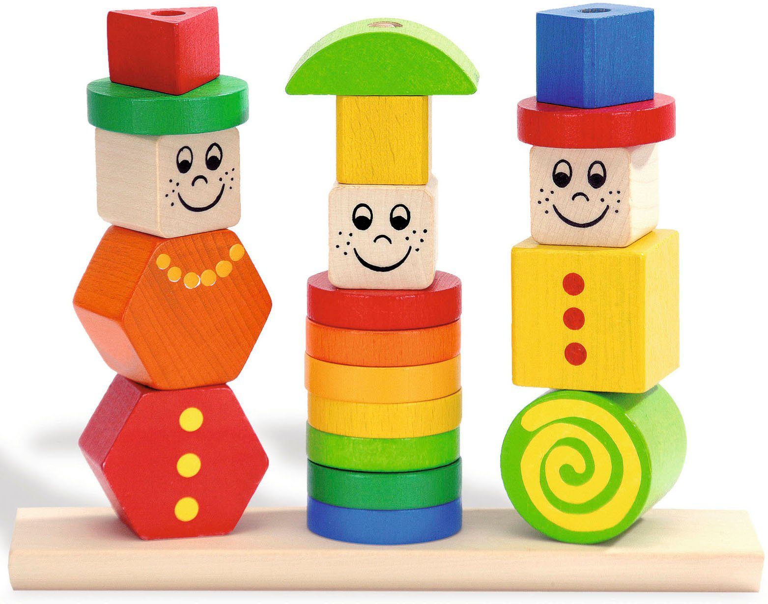 Eichhorn Steckpuzzle Figuren-Steckpuzzle, 21 Puzzleteile, Made in Germany