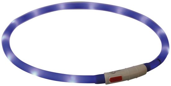 TRIXIE Hunde-Halsband »Flash USB«, Silikon, Kunststoff, 70 cm Länge, kürzbar, in versch. Farben