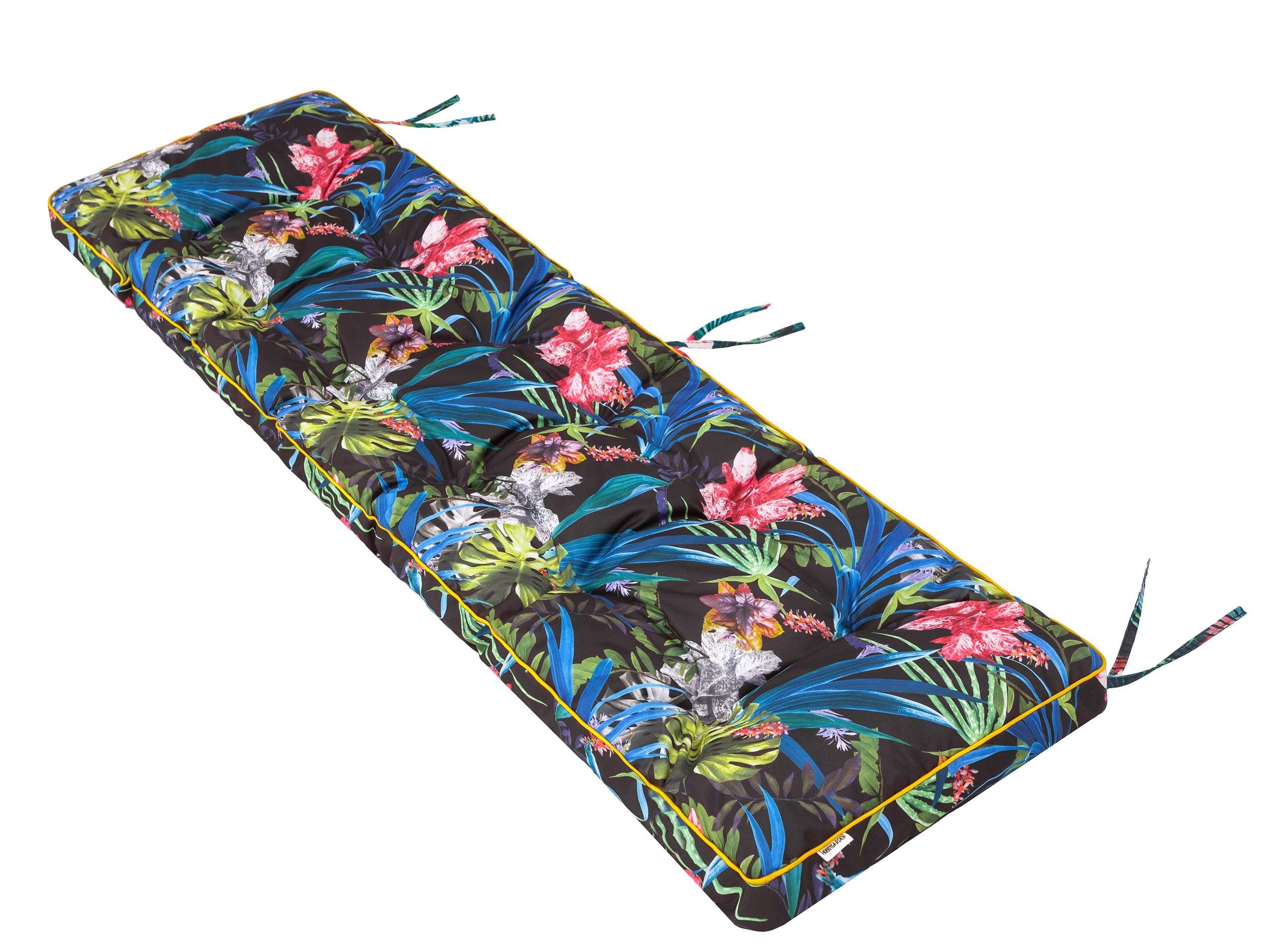 Bjird Bankauflage Auflage für Gartenbank 120x40, 120x50, 150x40, 150x50, 180x40, 180x50, UV-bestädig, wetterfest, 8 cm dicke Polsterung, Made in EU