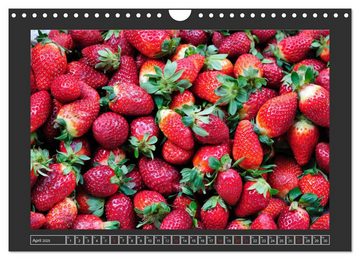 CALVENDO Wandkalender Obst + Gemüse (Wandkalender 2025 DIN A4 quer), CALVENDO Monatskalender