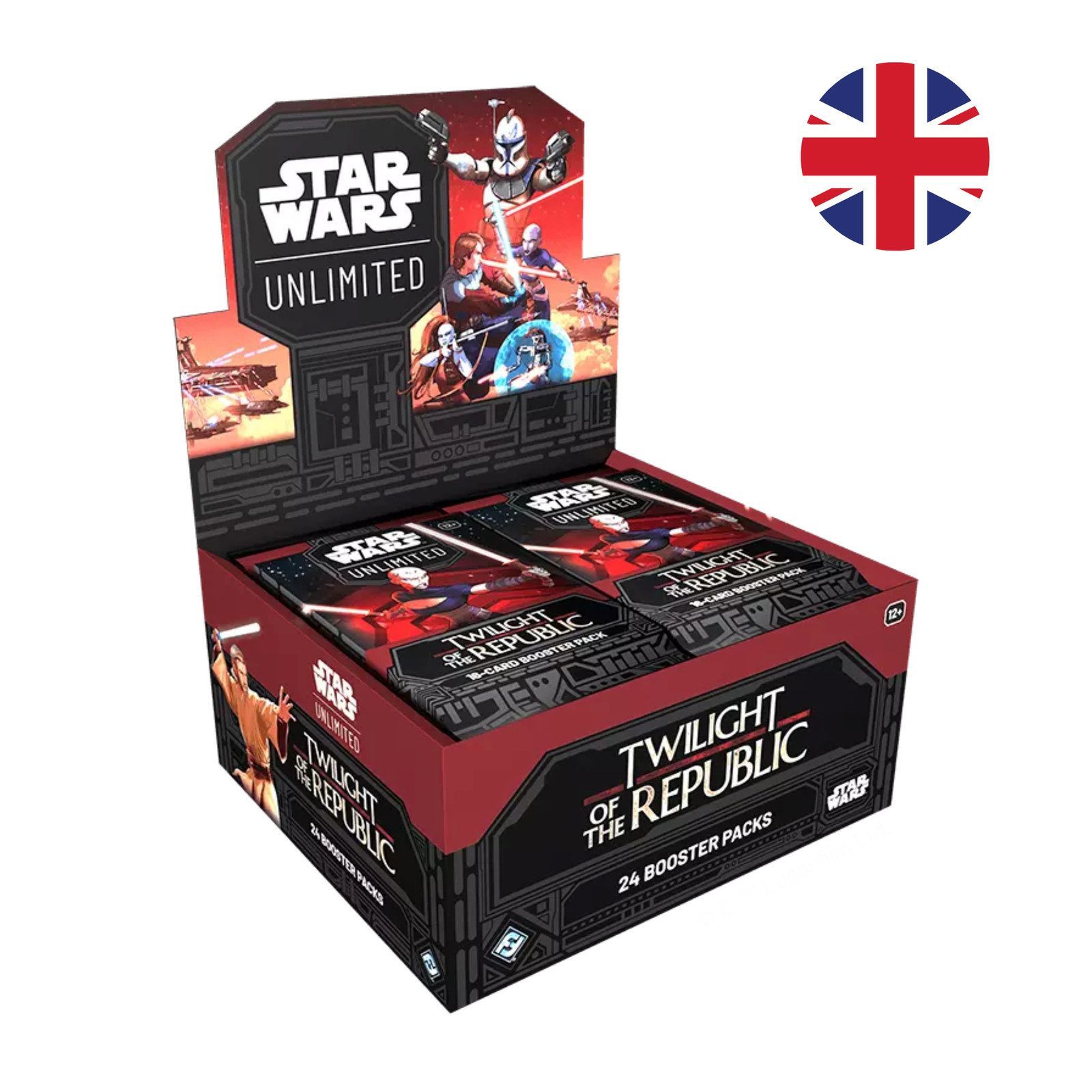 Fantasy Flight Games Sammelkarte Star Wars: Unlimited Twilight of the Republic Booster Display Englisch, Enthält 24 Booster Packs