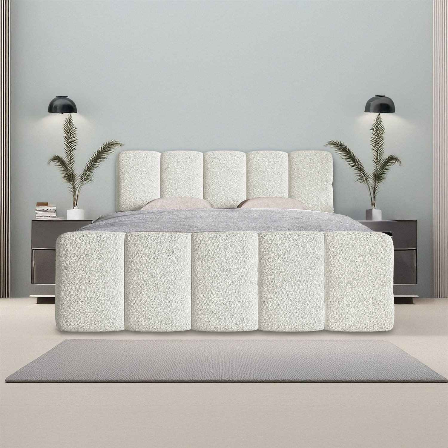 Juskys Boxspringbett Manitoba, Bett mit Federkernmatratze, günstig online kaufen