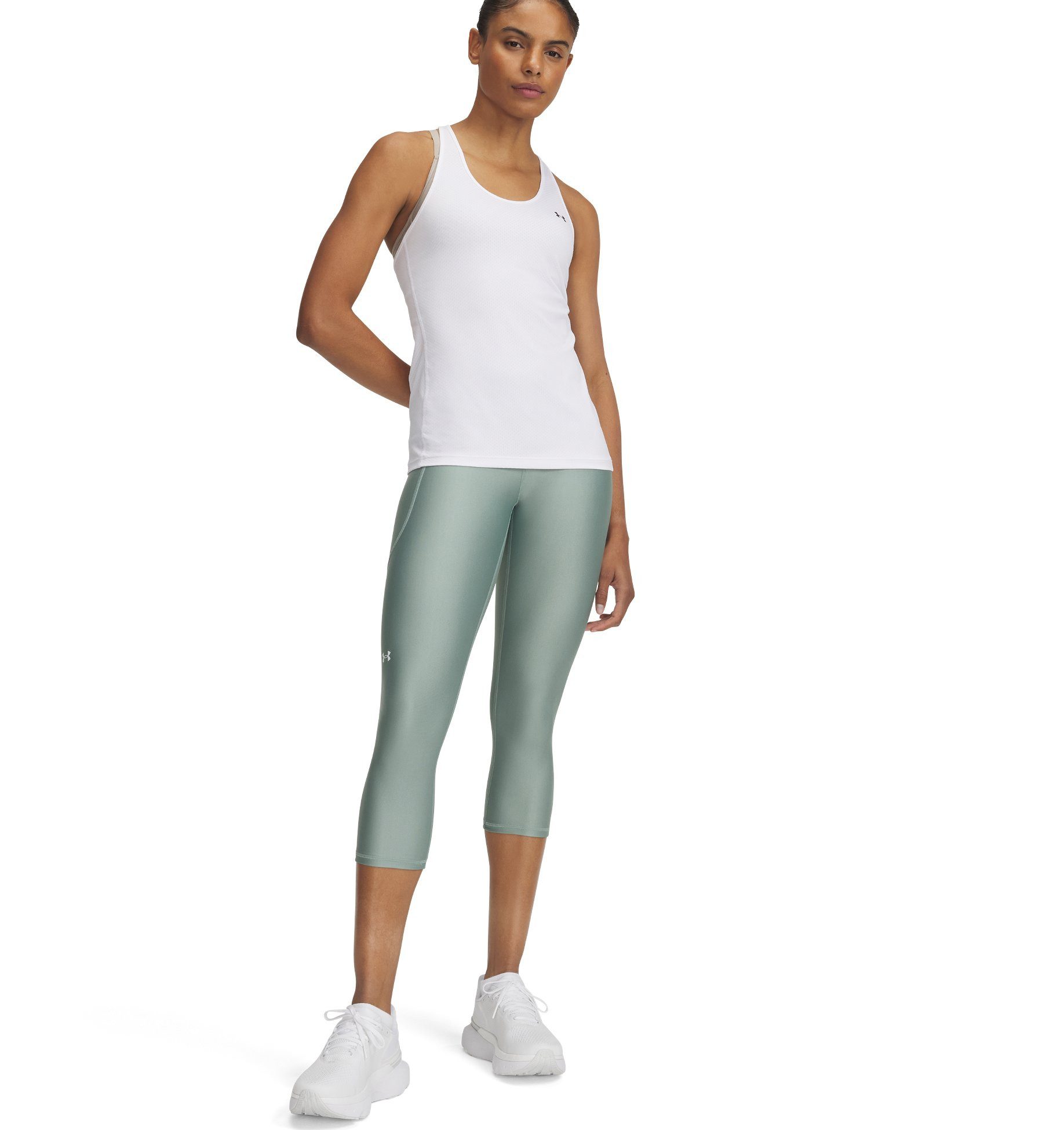 Under Armour® 3/4-Leggings TECH mit Handytasche, aus Polyester und Elasthan